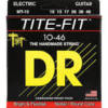 DR Strings MT-10 Tite-Fit Compression Wound Electric Guitar Strings - .010-.046 Medium