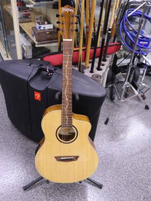 Washburn Bella Tono Suprema SC40SCE Acoustic-electric Guitar - Natural Gloss